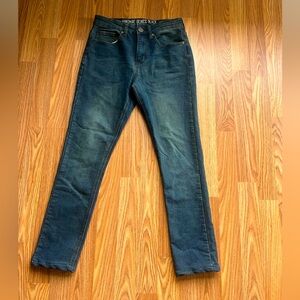 Vintage Genes Black Denim Slim Fit Dark Wash Jeans Skinny Womens 28W x 30L